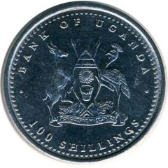 100 Shillings Monkey, copper-nickel