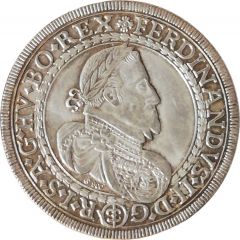 1/2 Thaler, Ferdinand II, St. Polten 1625 replica minted in 1974