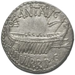 Denarius - Mark Antony ANT·AVG III·VIR·R·P·C / CHORTIS·SPECVLATORVM