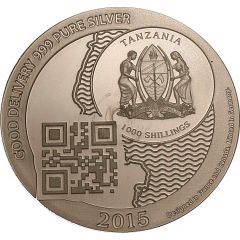 1000 Shillings Vera Silver Zanzibar Proof