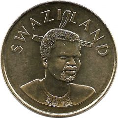 5 Emalangeni - Mswati III Independence