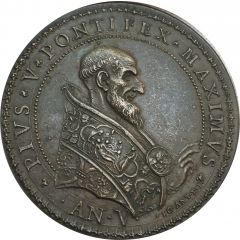 Medal - Pius V Naval battle of Lepanto