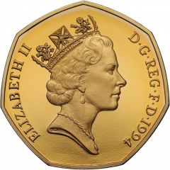 50 Pence - Elizabeth II D-Day Anniversary, Gold Proof