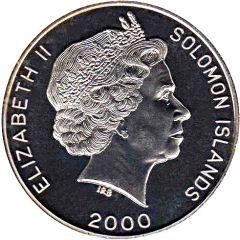 1 Dollar - Elizabeth II Swimming