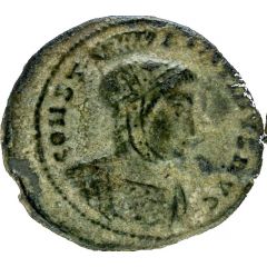 Nummus - Constantinus I VICTORIAE LAETAE PRINC PERP, Lugdunum