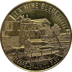 Monnaie de Paris Tourist Token - La Mine Bleue Segré-en-Anjou Bleu