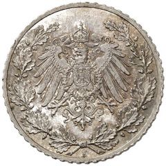 50 Pfennig - Wilhelm II type 2 - small shield - Pattern