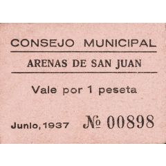 1 Peseta Arenas de San Juan