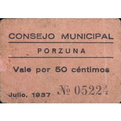 50 Céntimos Porzuna