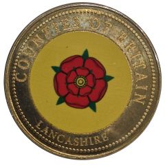 medal - Counties of Britain Lancashire