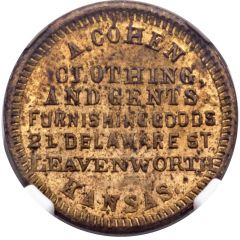 Token - A. Cohen Clothing Leavenworth, KS