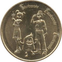 Monnaie de Paris Tourist Token - Vulcania Le Professeur Yapadrisk - Matt l’Explorateur et Pitoufeu