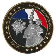 Médaille - Egalité - Les piliers de la République