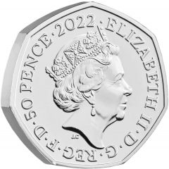 50 Pence - Elizabeth II 5th portrait, Kanga and Roo