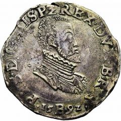1 Daalder - Philip II with Portugal shield, Brussels