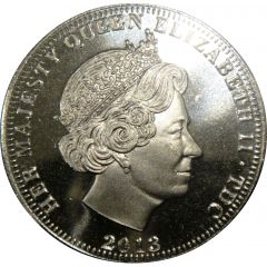 1/2 Crown - Elizabeth II Coronation