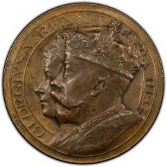 Medal - George V Coronation, J. Fray, bronze, 51mm