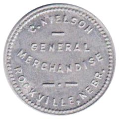 1 Cent - C. Nielson General Merchandise Rockville, Nebraska