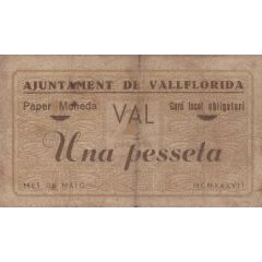1 Peseta Vallflorida