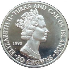 20 Crowns - Elizabeth II Olympic Skier