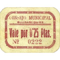 0.25 Pesetas Guadasequies