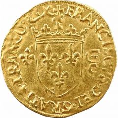 Gold Ecu with sun - Francis I 9th type