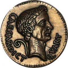 Jeton de reproduction - monnaie romaine Jules Cesar