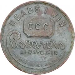 Token - Cascarets Heads and Tails