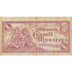 1 Peseta Ribarroja d`Ebre