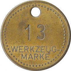 Token - Werkzeug-Marke Countermark 13