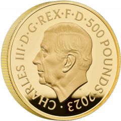 500 Pounds - Charles III Bull of Clarence, Gold Proof