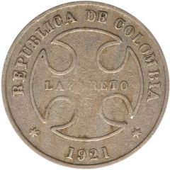 50 Centavos Leprosarium Coinage