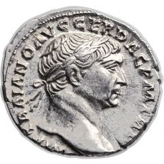 Denarius - Trajan COS V P P S P Q R OPTIMO PRINC DAC CAP