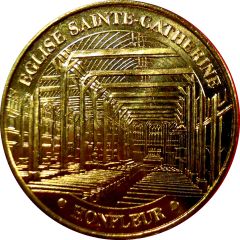 Monnaie de Paris Tourist Token - Honfleur Eglise Sainte-Catherine