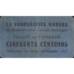 50 Céntimos Orellana la Vieja