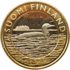 5 Euros Black-throated Loon