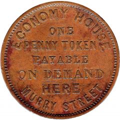 1 Penny - Joseph Moir Hobart, Tasmania