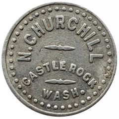 5 Cents - N. Churchill Castle Rock, Washington