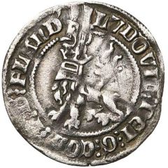 1/2 Groat - Louis II de Male