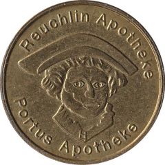 Pforzheim Taler - Reuchlin Apotheke and Portus Apotheke
