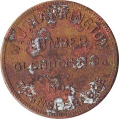 25 Cents - W.J. Harrington Lumber Glendon, North Carolina