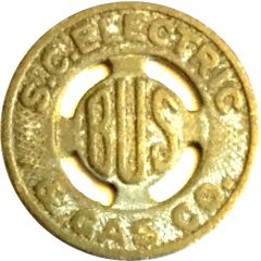 1 Bus Fare - S.C. Electric and Gas Co. Columbia, South Carolina