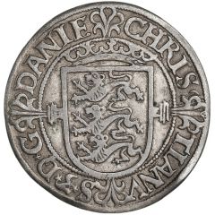 2 Skilling Dansk - Christian III Copenhagen mint