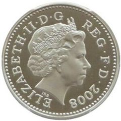 1 Pound - Elizabeth II Royal Arms, Platinum Proof