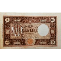 1000 Lire `grande M` Fascio - 2nd type