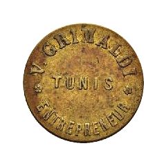 5 Centimes - Grimaldi Entrepeneur - Tunis