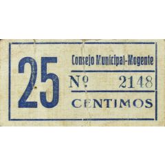 25 Céntimos Mogente