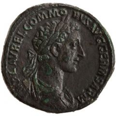 Sestertius - Commodus TR P II COS P P S C DE GERMANIS
