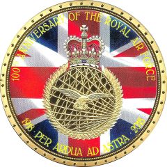 Medal - Royal Air Force 100th Anniversary, V2