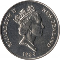 1 Dollar - Elizabeth II 3rd Portrait, Swimmer